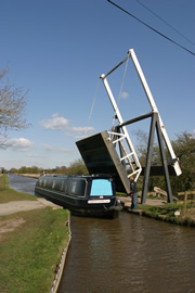 Going under a lift bridge